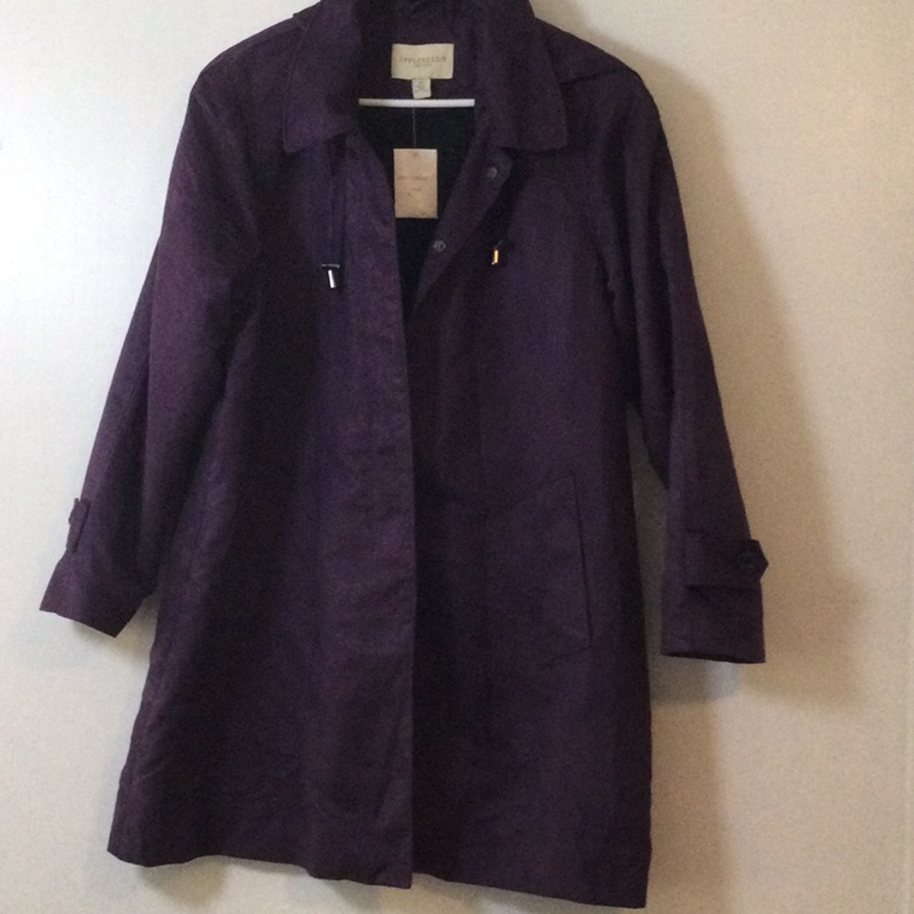 Appleseed's Deep Purple Trench Coat